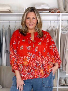 Anthropologie Lightweight Peasant Blouse